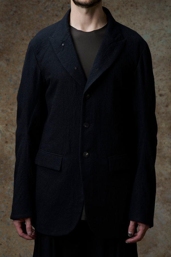 DEVOA Fall/Winter 2025 Men's Jacket DVA-JKK-GFVR-BLACK